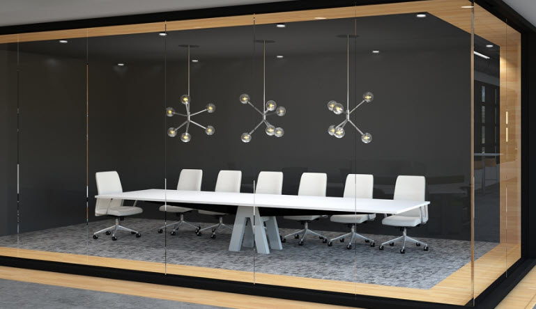 Modern Cantilevered Conference Table